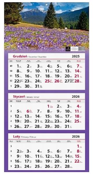 Kalendarz 2026 Artsezon Trójdzielny Góry Krokusy