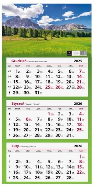 Kalendarz 2026 Artsezon Trójdzielny Góry Świerki
