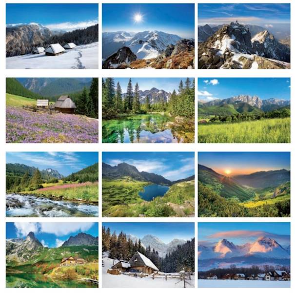 Kalendarz 2026 Lucrum rodzinny Tatry i Podhale WL4