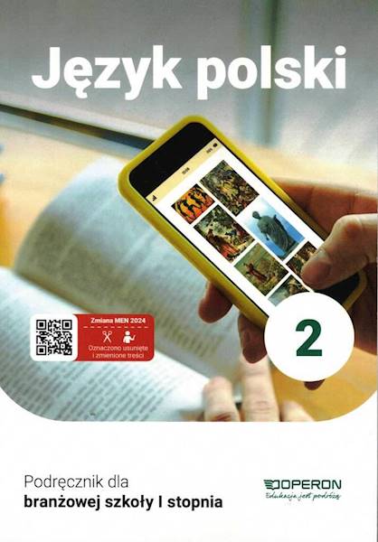 Język Polski Operon SBR 2 Podręcznik zm.2024