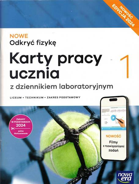 Nowe Odkryć fizykę LO 1 NE Karty Pracy ZP 2025
