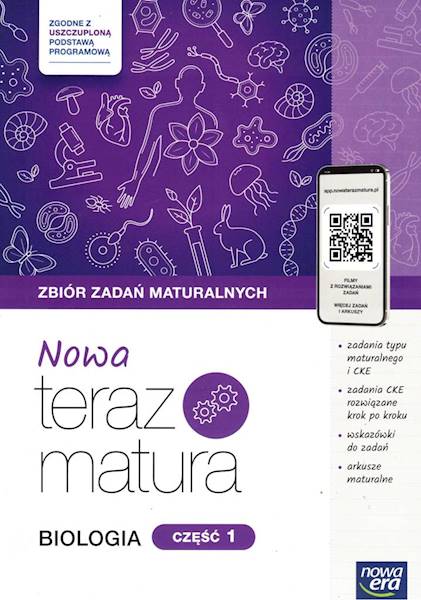 Nowa Teraz Matura 2025 Biologia Zbiór zadań 1 i 2
