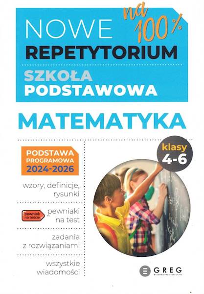 Nowe Repetytorium 100% SP Matematyka 4-6 2024-2026