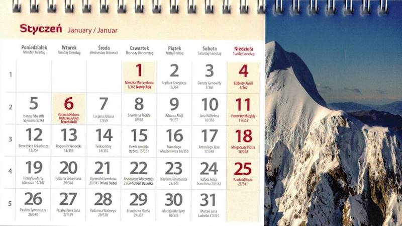 Kalendarz 2026 Artsezon biurkowy 19,5x11 Piekno Na