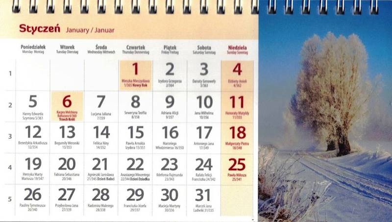 Kalendarz 2026 Artsezon biurkowy 19,5x11 Drogi