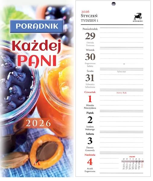 Kalendarz 2026 Artsezon Poradnik każdej Pani Przet