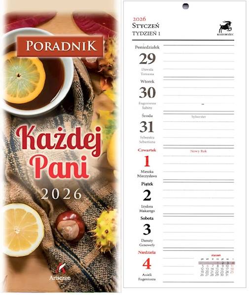 Kalendarz 2026 Artsezon Poradnik każdej Pani Owoce