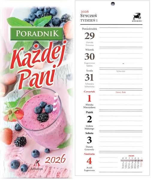 Kalendarz 2026 Artsezon Poradnik każdej Pani Deser