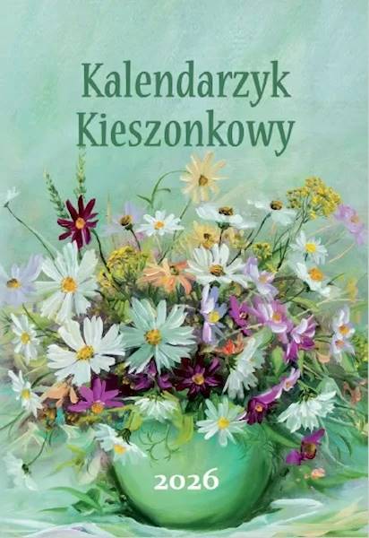 Kalendarz 2026 Artsezon Kieszonkowy A7 Kwiaty
