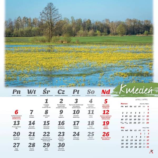 Kalendarz 2026 Artsezon 33x33 Polskie Klimaty