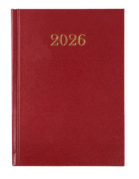 Terminarz 2026 Artsezon B6 Twardy Dzienny Bordowy
