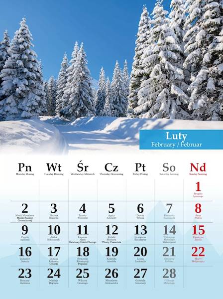 Kalendarz 2026 Artsezon B4 Tatry