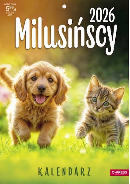 Kalendarz 2026 O-press A4 Ścienny Milusińscy