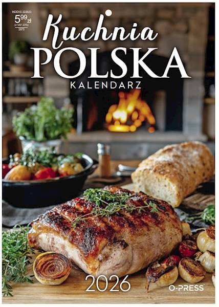 Kalendarz 2026 O-press A4 Ścienny Kuchnia Polska