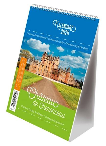 Kalendarz 2026 M&P B6 pionowy ze spiralką Chateau