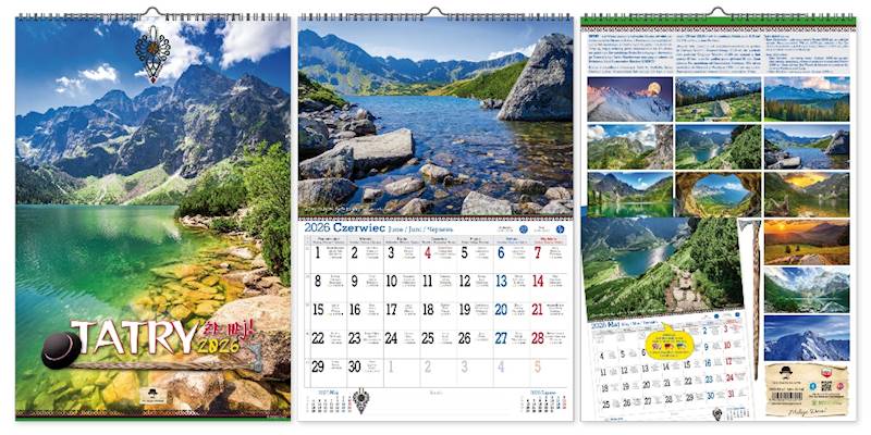 Kalendarz 2026 PK Ścienny A3 P13 Tatry, że hej