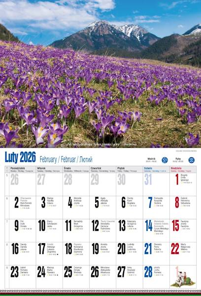 Kalendarz 2026 PK Albumowy Tatry po zbóju