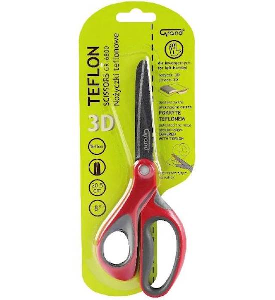 Nożyczki szkolne Grand leworęczne Soft teflon