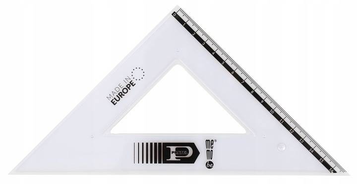 zestaw kreślarski 4 elem. linijka 30cm Pratel