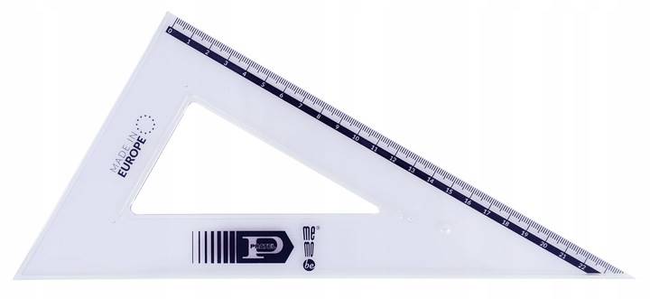 zestaw kreślarski 4 elem. linijka 30cm Pratel