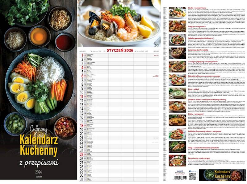 Kalendarz 2026 Avanti Terminarz KPD 49x22 Kuchenny