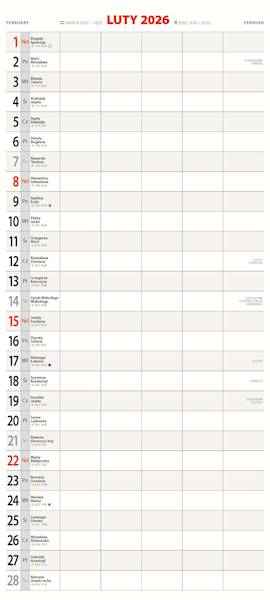 Kalendarz 2026 Avanti Terminarz KPD 49x22