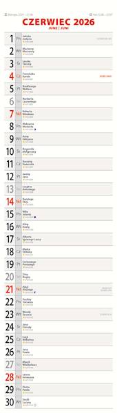 Kalendarz 2026 Avanti Paskowy KP 46x13 Terminarz