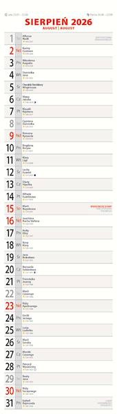 Kalendarz 2026 Avanti Paskowy KP 46x13 Terminarz