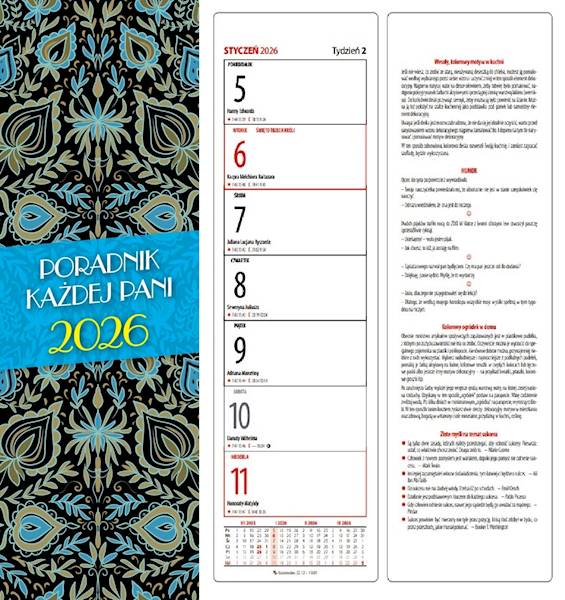 Kalendarz 2026 Avanti Poradnik Każdej Pani Wzorek