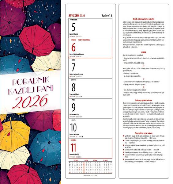 Kalendarz 2026 Avanti Poradnik Każdej Pani Parasol
