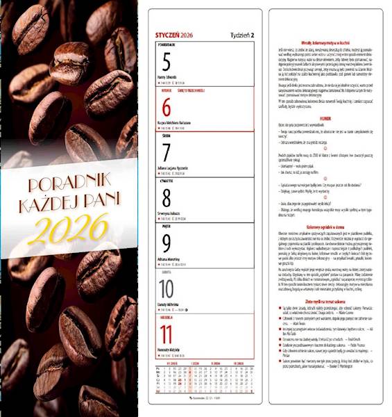 Kalendarz 2026 Avanti Poradnik Każdej Pani Kawa