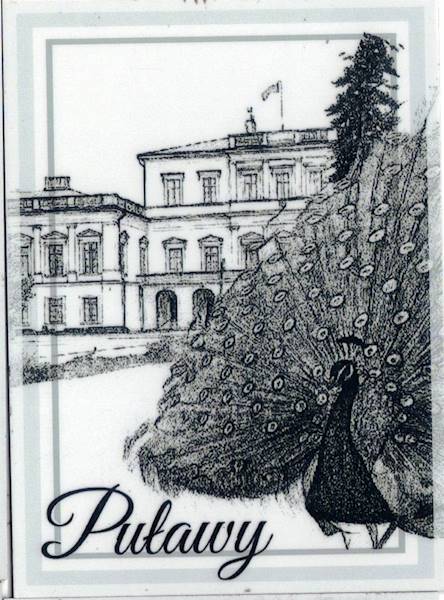 Magnes na lodówkę Zabytki Puławy 46x64mm wzór 43