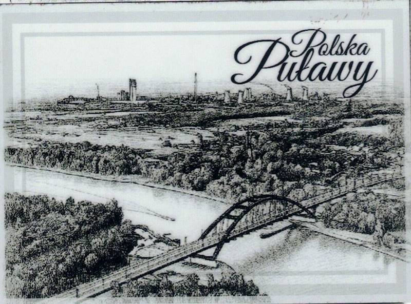 Magnes na lodówkę Zabytki Puławy 46x64mm wzór 40