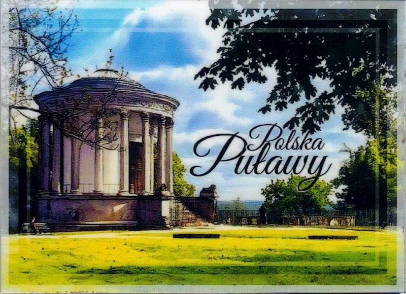 Magnes na lodówkę Zabytki Puławy 95x69mm wzór 33