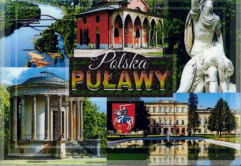 Magnes na lodówkę Zabytki Puławy 95x69mm wzór 31