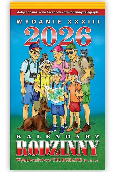 Kalendarz 2026 Telegraph Rodzinny Zdzierak 