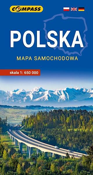 Polska mapa samochodowa 1:650 000 wyd.2026