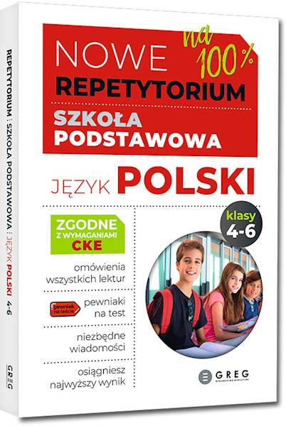 Nowe Repetytorium 100% SP Język polski kl 4-6 CKE