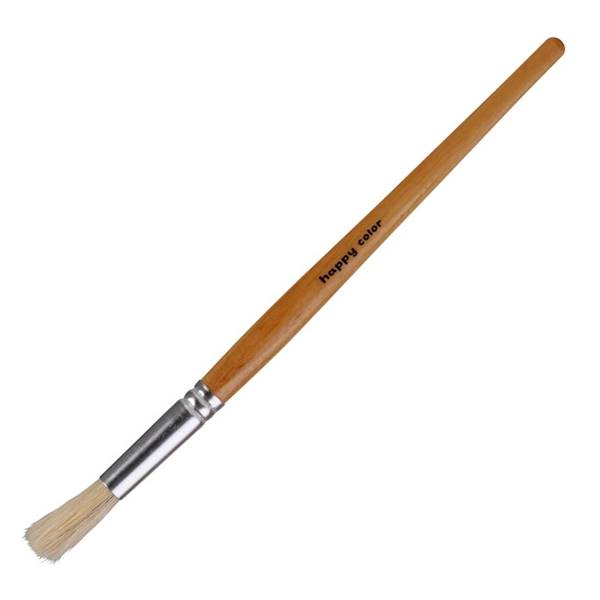 Pędzel szkolny szczecinowy Happy Color okragły 20