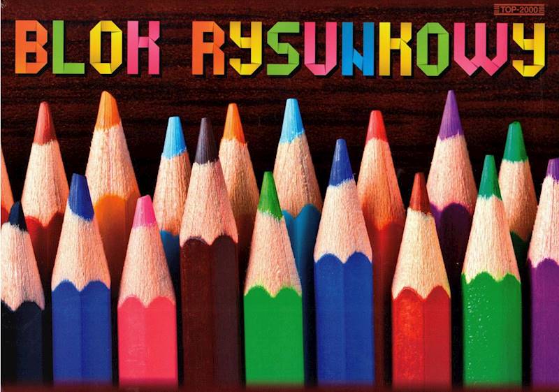 Blok rysunkowy A4 biały  TOP 100 kart.