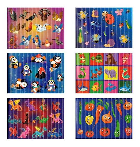 Wycinanka samoprzylepna A4 Bajkowi przyjaciele