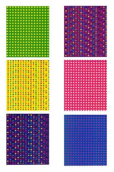 Wycinanka samoprzylepna A4 Kropki Color