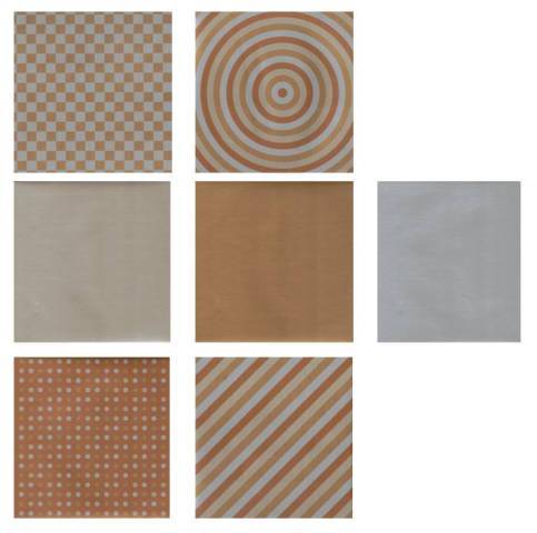 Wycinanka samoprzylepna A4 Paleta srebrzeń&złoceń