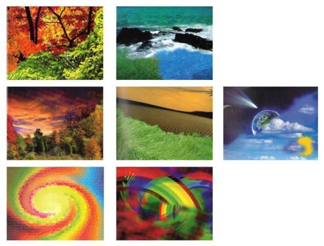 Zeszyt papierów samoprzylepnych A4 Mozaikowych