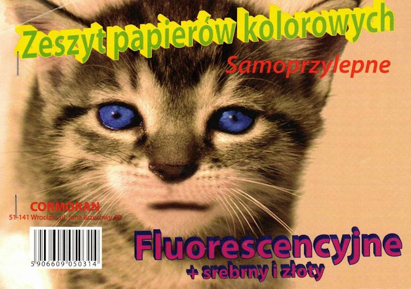 Zeszyt papierów samoprzylepnych A5 Fluorescencyjne