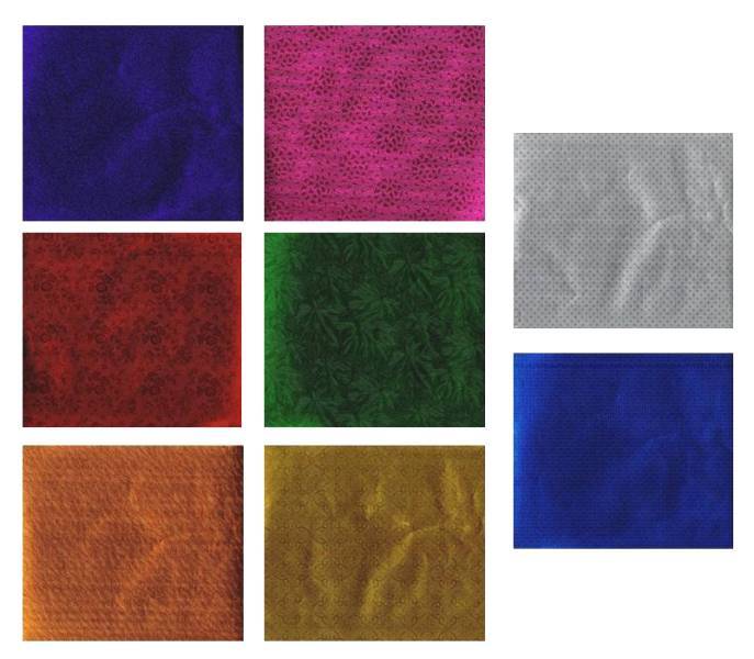 Zeszyt papierów metalizowanych wytłaczany Aliga B5