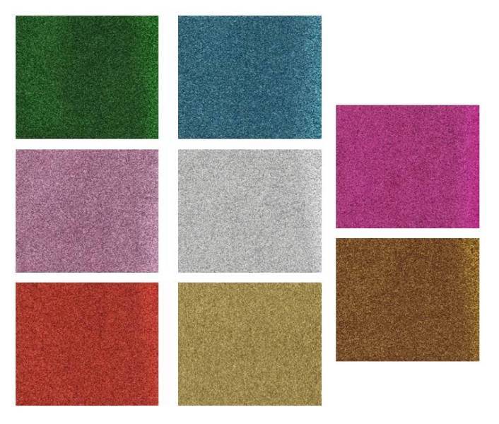 Zeszyt papierów z brokatem Aliga ZB-4 25x35 cm