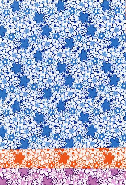 Tkanina samoprzylepna 3 kolory 20x28,5cm 