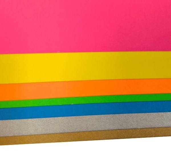 Blok kartonów Panta Plast A4 250g ARTkarton neon 