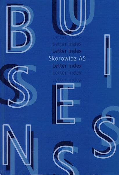 Skorowidz A5 96k kratka Kreska granatowy